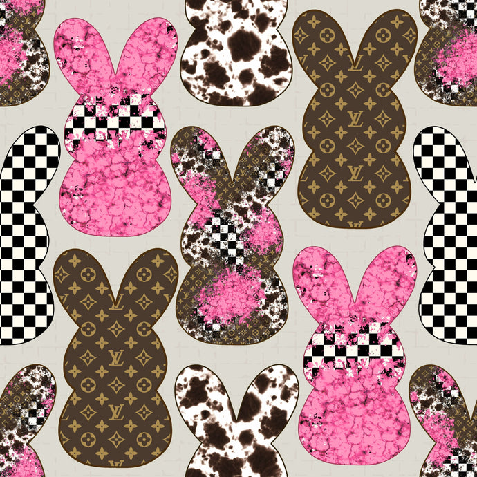 Pink checkered Boujee Peeps 🐥