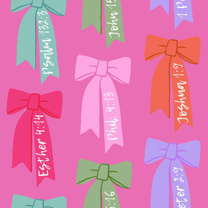 Pink bow verse