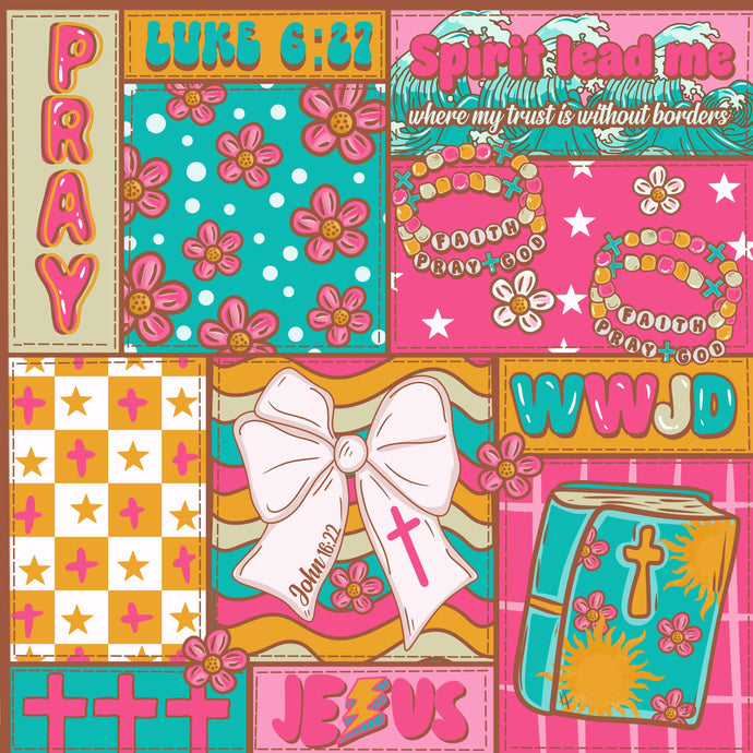 Spirit lead me patchwork - girl