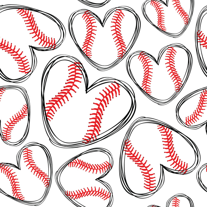 Baseball hearts