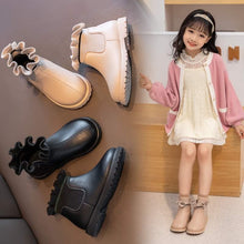 Load image into Gallery viewer, Ruffle Pleather Boots
