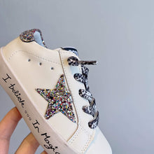 Load image into Gallery viewer, I believe… in magic Glitter Star Sneakers
