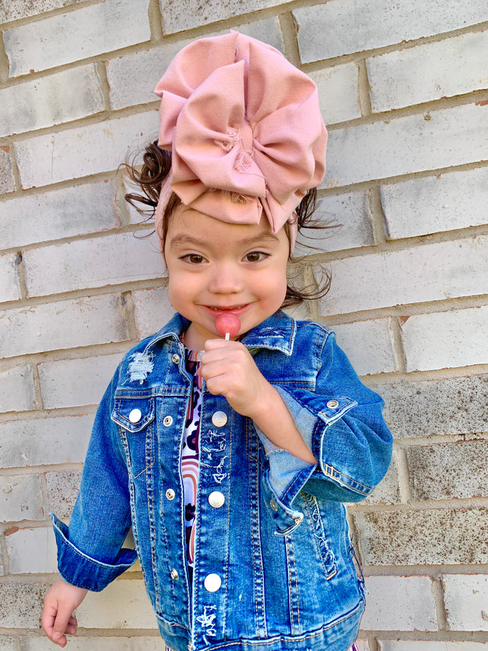 Distressed Baby Pink