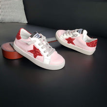Load image into Gallery viewer, Pink / Red Star Sneakers
