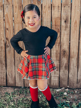 Load image into Gallery viewer, Christmas plaid Skirted Leo
