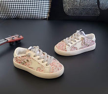 Load image into Gallery viewer, Pink Sequin Star Sneakers
