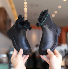 Load image into Gallery viewer, Ruffle Pleather Boots
