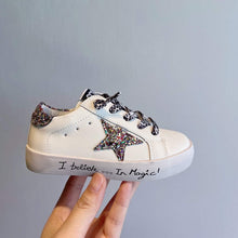 Load image into Gallery viewer, I believe… in magic Glitter Star Sneakers
